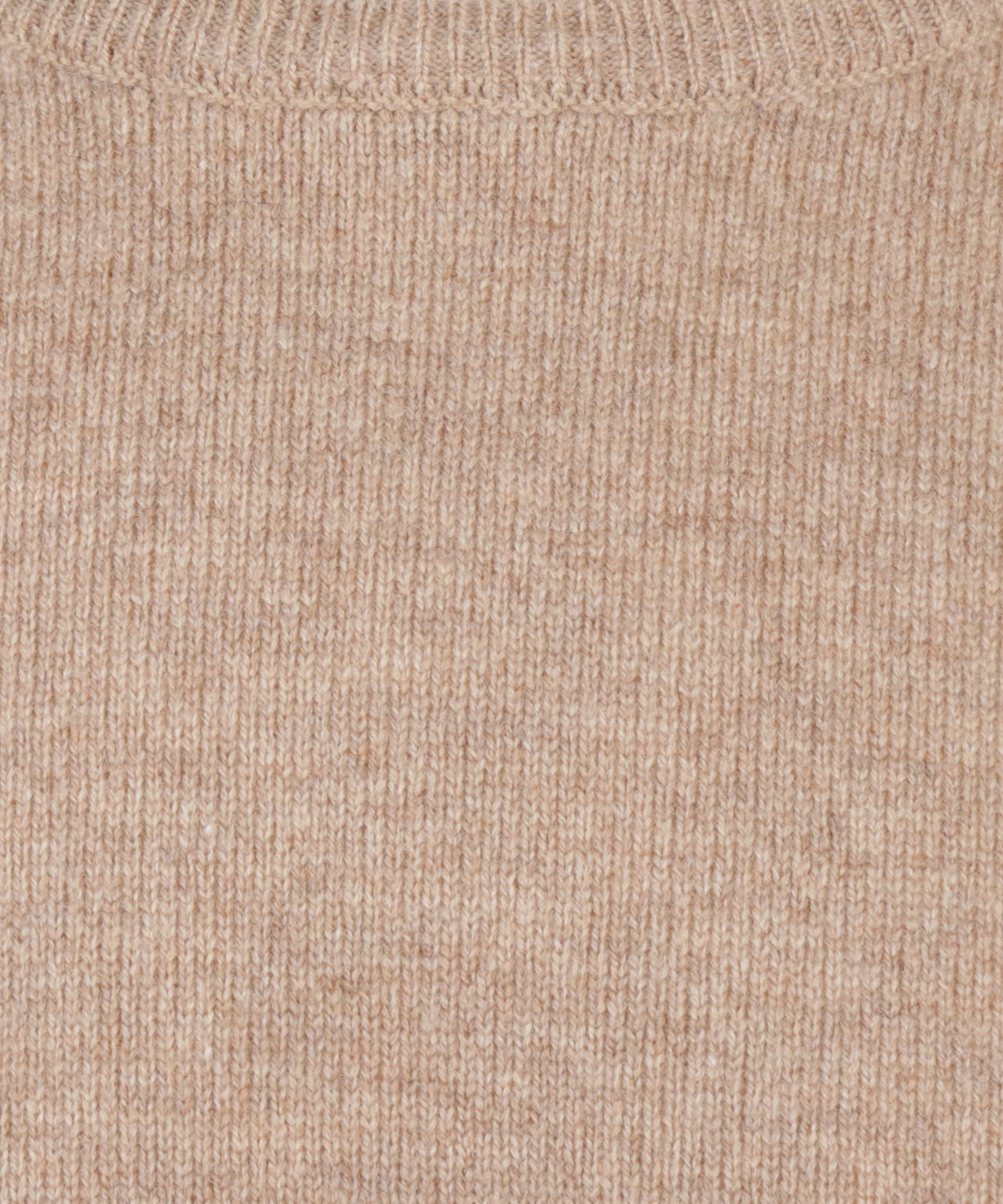 Pullover Lambswool round neck | Brown
