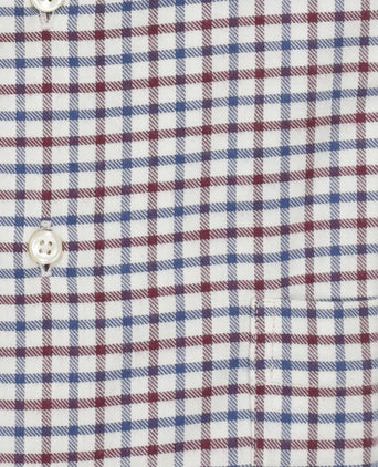 Cotton Shirt Button Down Regular Fit | Blue