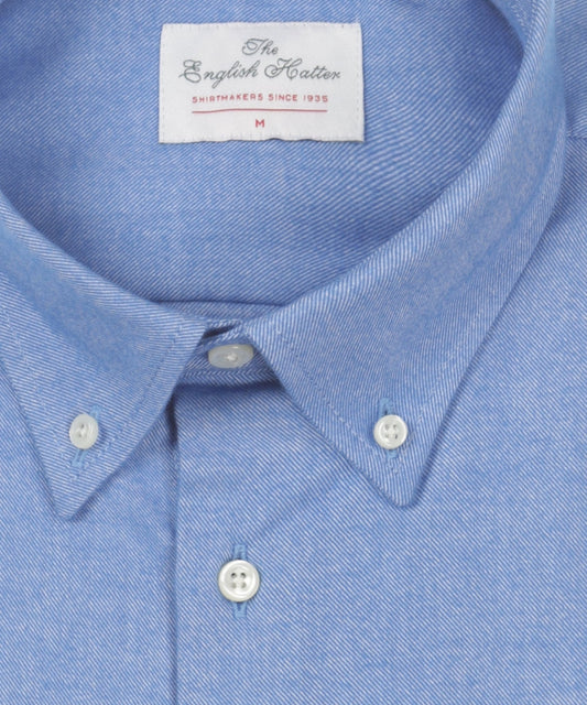 Shirt Button Down | Midden Blauw