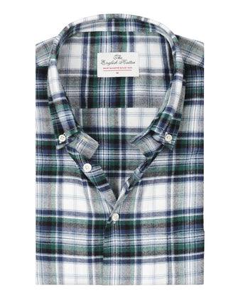 Cotton Shirt Button Down Regular Fit | Blue