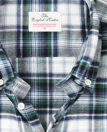 Katoenen Overhemd Button Down Regular Fit | Blauw