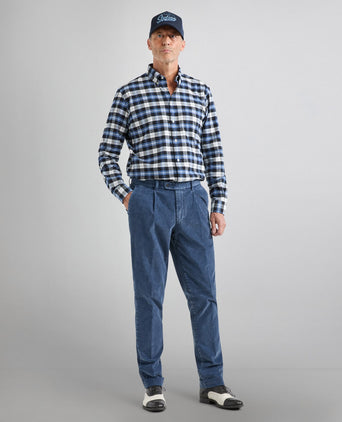 Katoenen Overhemd Button Down Regular Fit | Blauw