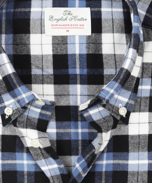 Cotton Shirt Button Down Regular Fit | Blue