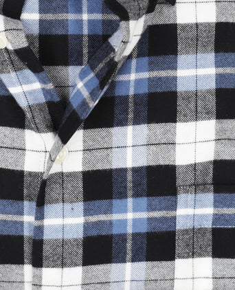 Cotton Shirt Button Down Regular Fit | Blue