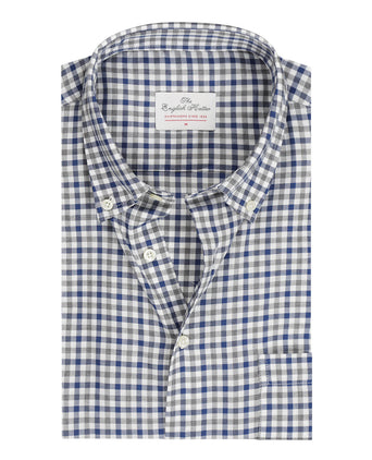 Katoenen Overhemd Button Down Regular Fit | Blauw