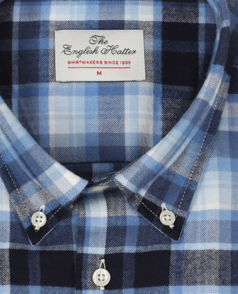 Katoenen Overhemd Button Down Regular Fit | Blauw