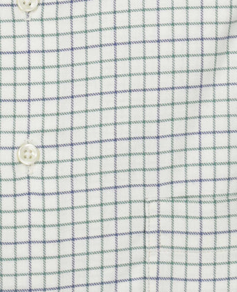 Cotton Shirt Button Down Regular Fit | Brown