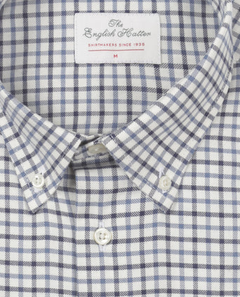 Cotton Shirt Button Down Regular Fit | Brown