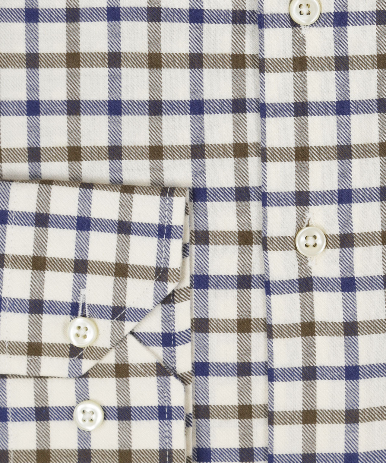 Shirt Button Down | Navy Bruin Ruit