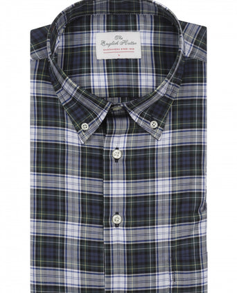 Cotton Shirt Button Down Regular Fit | Green