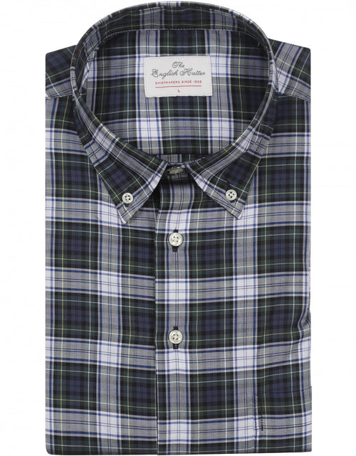 Cotton Shirt Button Down Regular Fit | Green