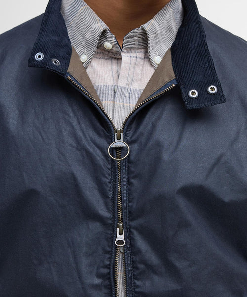 Wax jacket Lightweight Royston | Navy Blauw