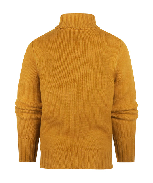Geelong Kaschmir-Rollkragenpullover | Gelb