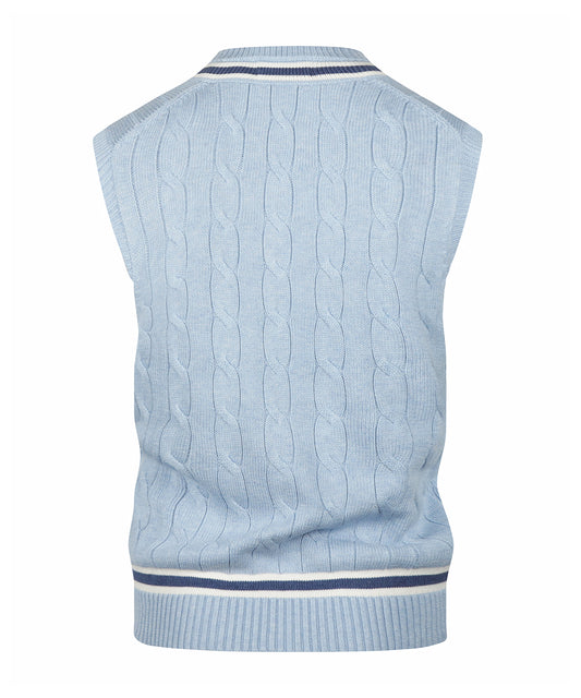 Cricket Slipover | Light Blue/Denim Blue