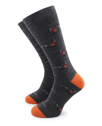 Corgi men's socks | Grey