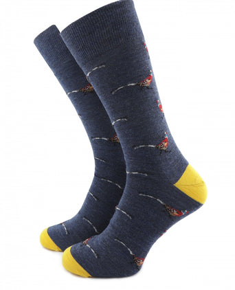 Corgi heren sokken | Denim Blauw