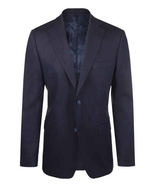 Linnen Colbert | Navy Blauw
