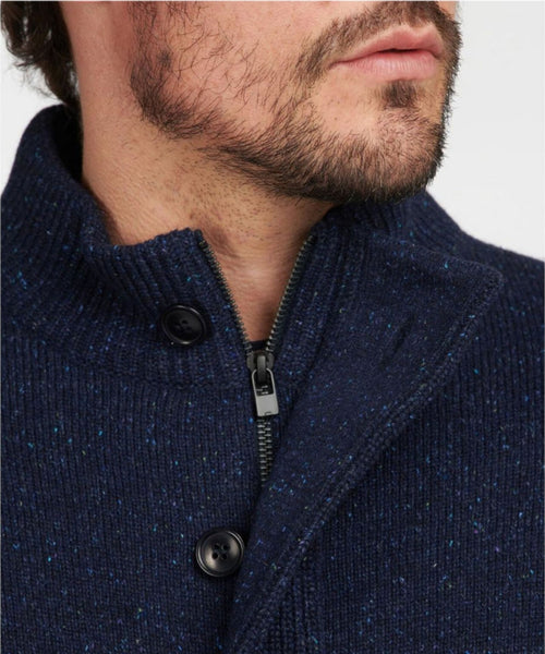 Zip Vest Tisbury | Navy Blue