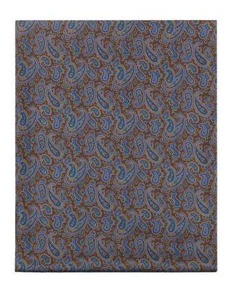 Zijden sjaal met wollen tegenvoering | Rood