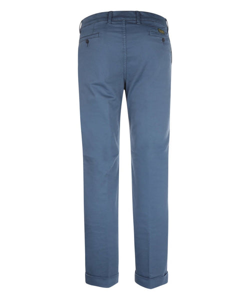 Boston Trousers Pleated and Turn-up | Blue