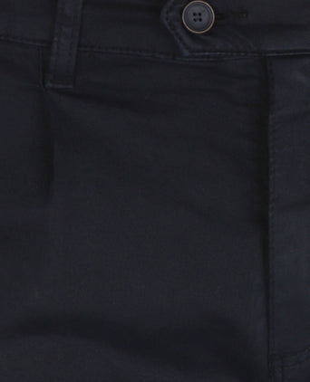 Boston Trousers Pleated and Turn-up | Navy Blue