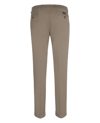 Boston Trousers Pleated and Turn-up | Brown