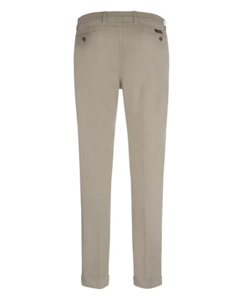 Boston Trousers Pleated and Turn-up | Brown