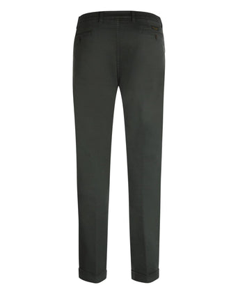 Boston Trousers Pleated and Turn-up | Green