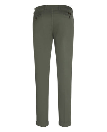 Boston Trousers Pleated and Turn-up | Green