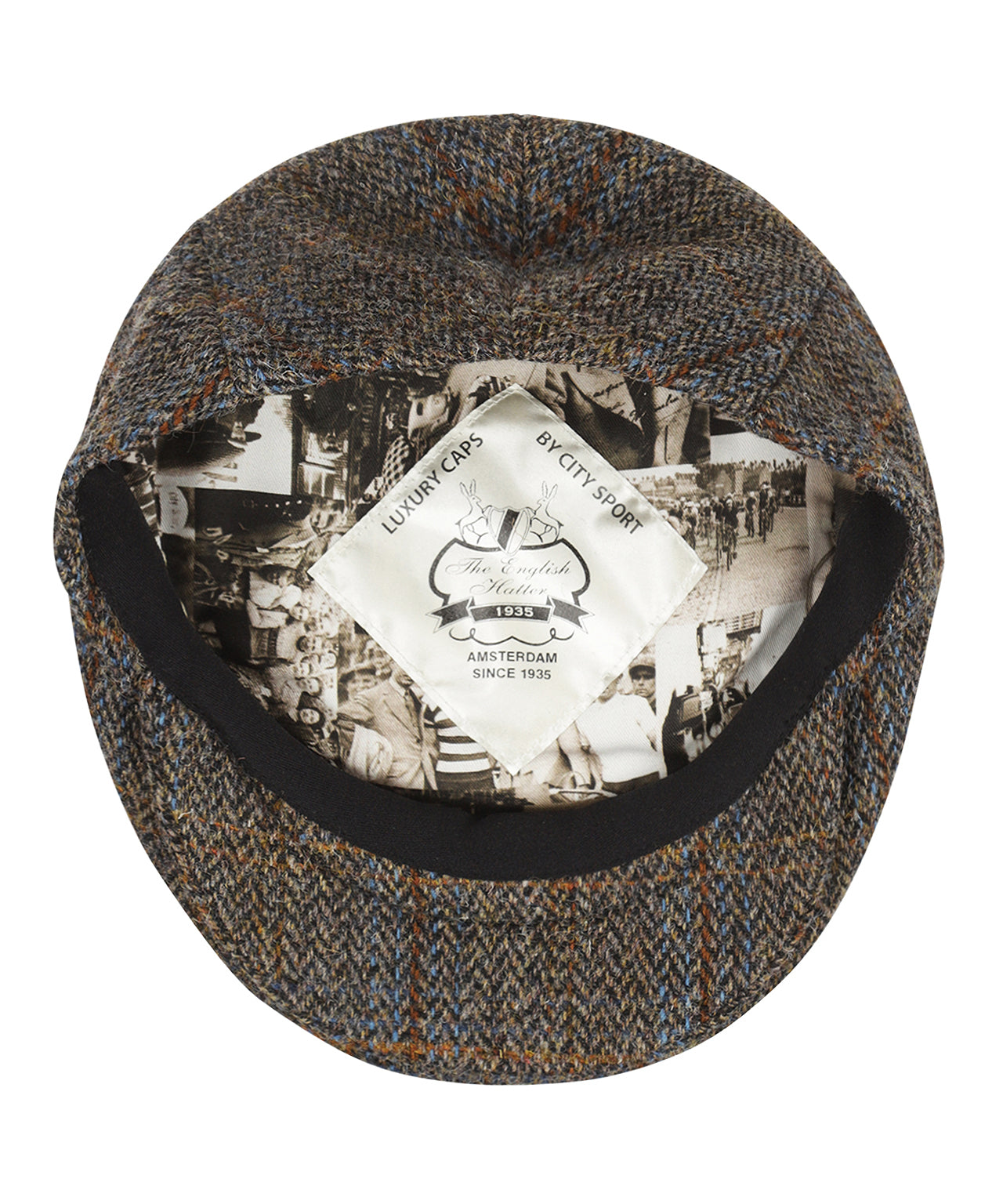 Klassieke Tweed Cap | Groen Bruin Ruit