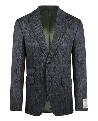 Harris Tweed Colbert | Blauw