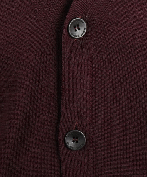 Maerz Classic Button Cardigan | Red