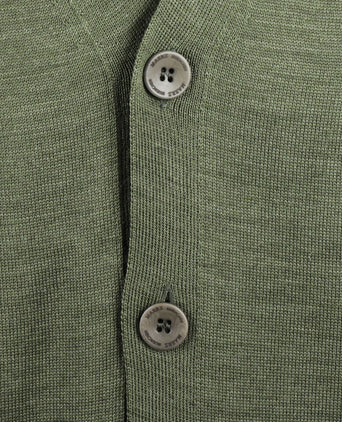 Maerz Classic Button Cardigan | Green