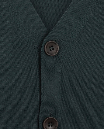 Maerz Classic Button Cardigan | Green