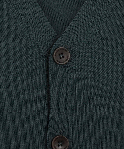 Maerz Classic Button Cardigan | Green