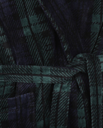 Dressing gown Velour | Blackwatch