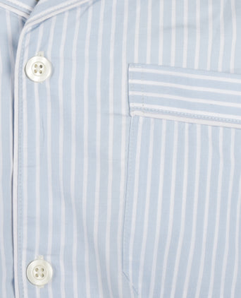 Pyjama set klassiek gestreept | Blauw