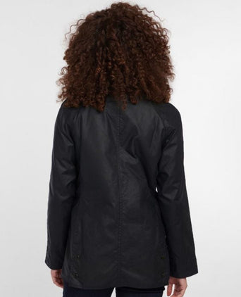 Barbour Classic Beadnell Wax Jacket Women | Navy Blue