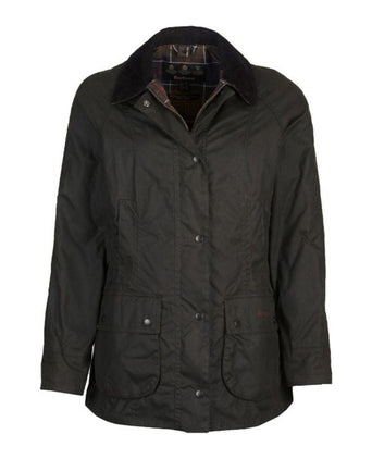 Barbour Classic Beadnell Wax Jacket Dames | Olive