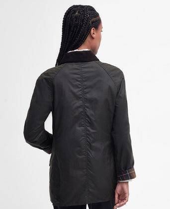 Barbour Classic Beadnell Wax Jacket Women | Olive