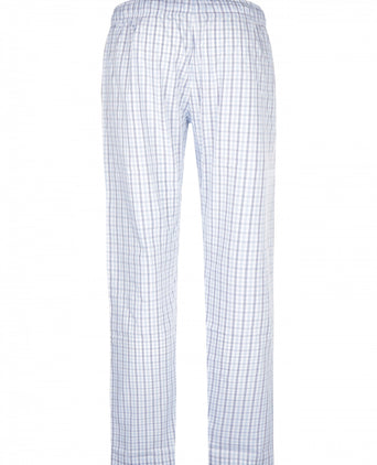 Long cotton pajama pants | Blue
