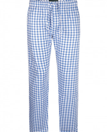 Pyjama pants long cotton | Blue