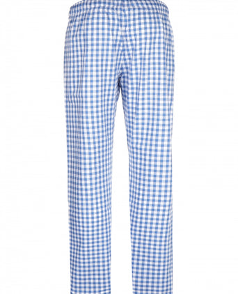 Pyjama pants long cotton | Blue