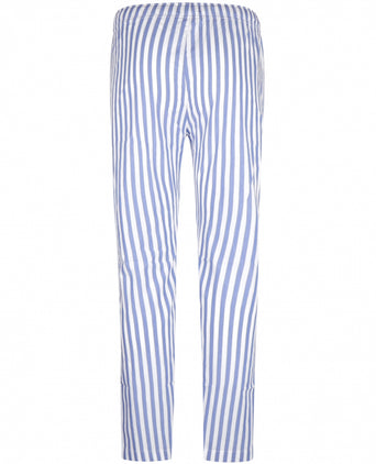 Long cotton pajama pants | Blue