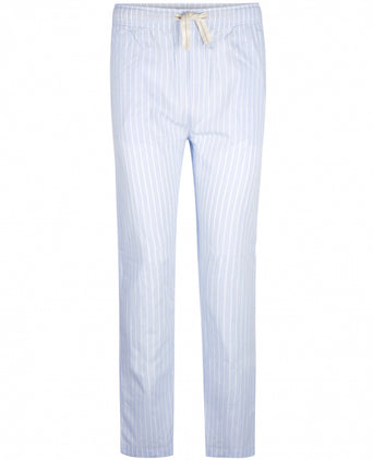 Long cotton pajama pants | Blue