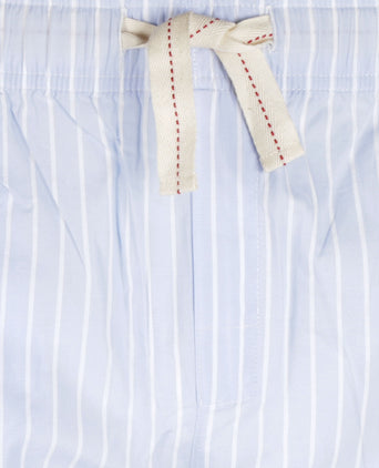 Long cotton pajama pants | Blue