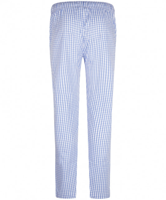 Lange Baumwollpyjamahose | Blau