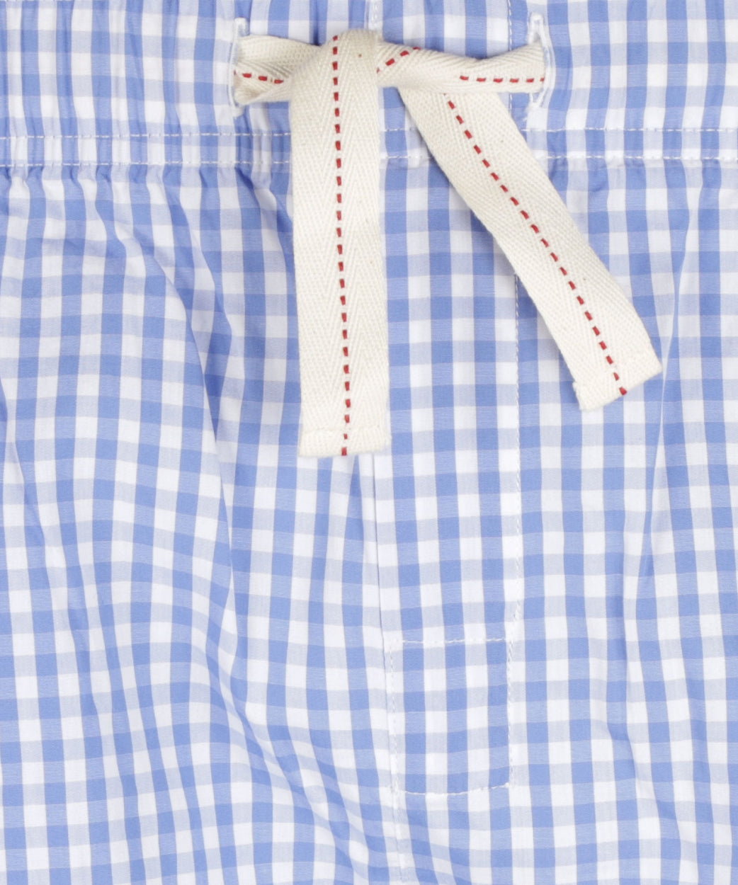 Lange Baumwollpyjamahose | Blau