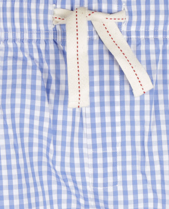 Long cotton pajama pants | Blue