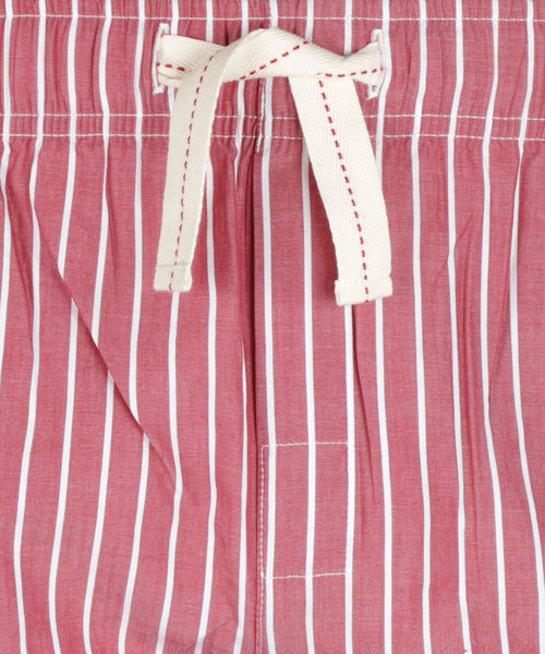 Long cotton pajama pants | Red